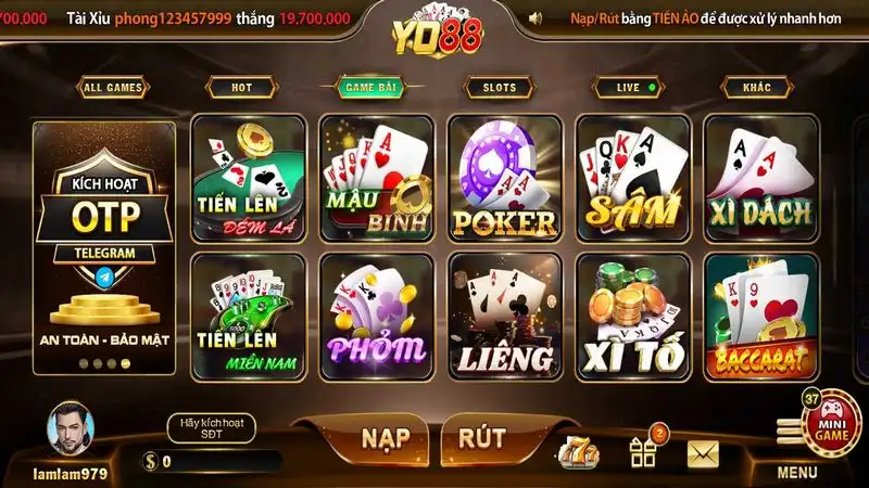 Game Tài Xỉu Online uy tín Yo88 hàng đầu Việt Nam